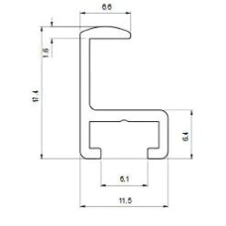 Profile aluminiowe ramkowe